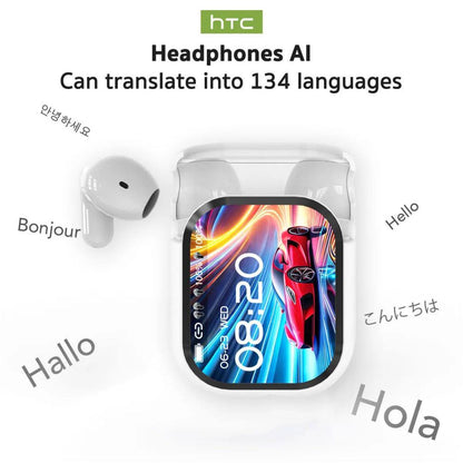 HTC NE20Bluetooth V6 0 Earphones AI Translator Earbuds