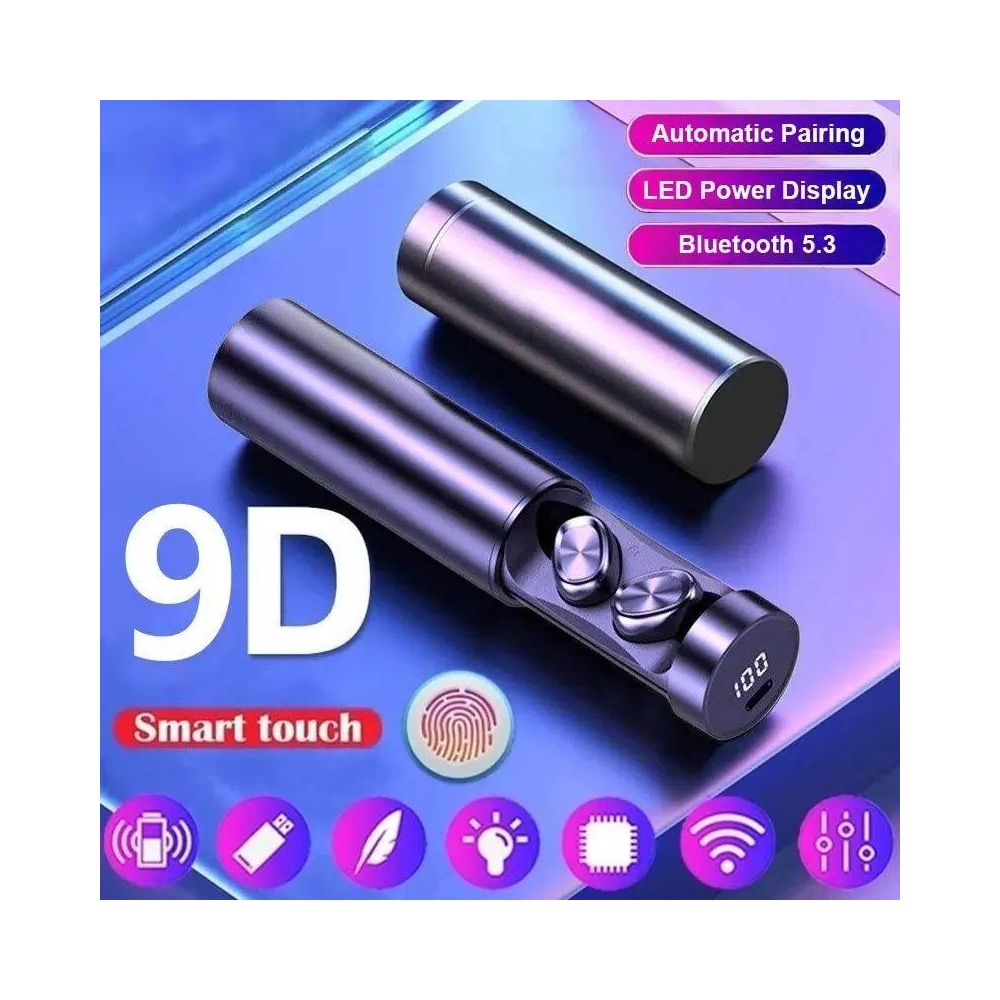 N21 Wireless Earphones Stereo Bass Earbuds LED Digital Displ image 1