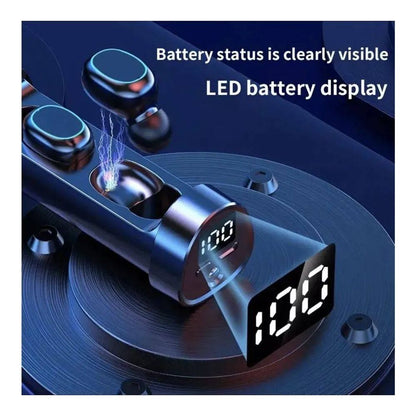N21 Wireless Earphones Stereo Bass Earbuds LED Digital Displ image 5