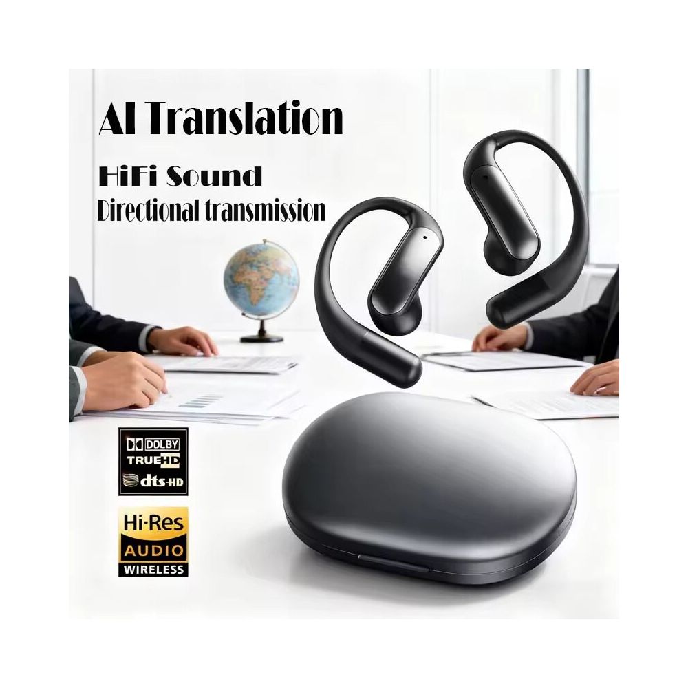 AI Translation Earbuds Bluetooth Headphones Noise cancelling image 0