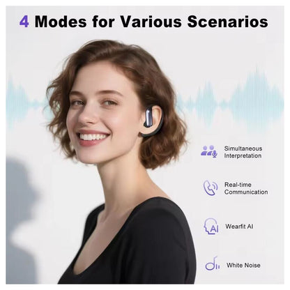 AI Translation Earbuds Bluetooth Headphones Noise cancelling image 2