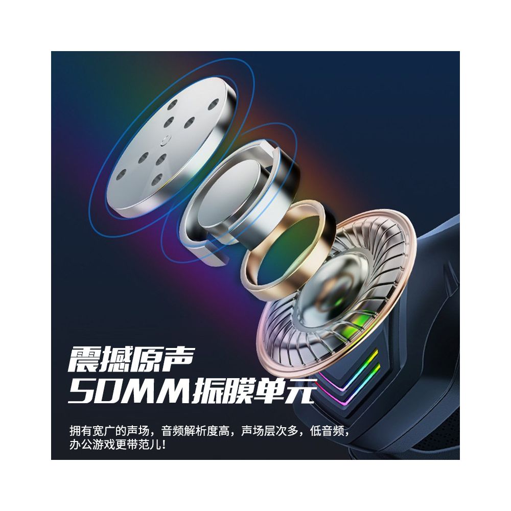 New computer earphones head mounted gaming earphones wired desktop phones laptops dedicated noise cancelling band earphones image 4