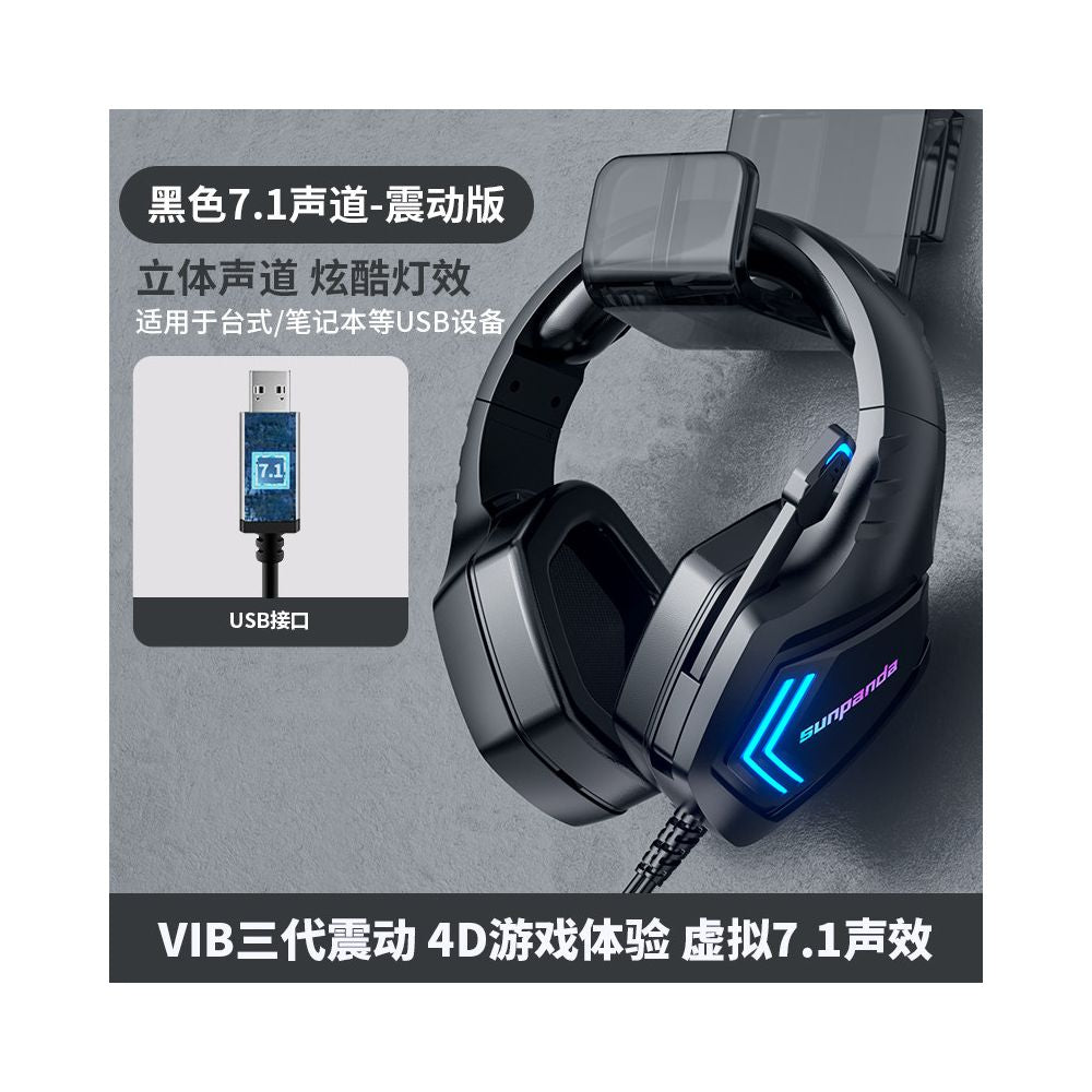 New computer earphones head mounted gaming earphones wired desktop phones laptops dedicated noise cancelling band earphones