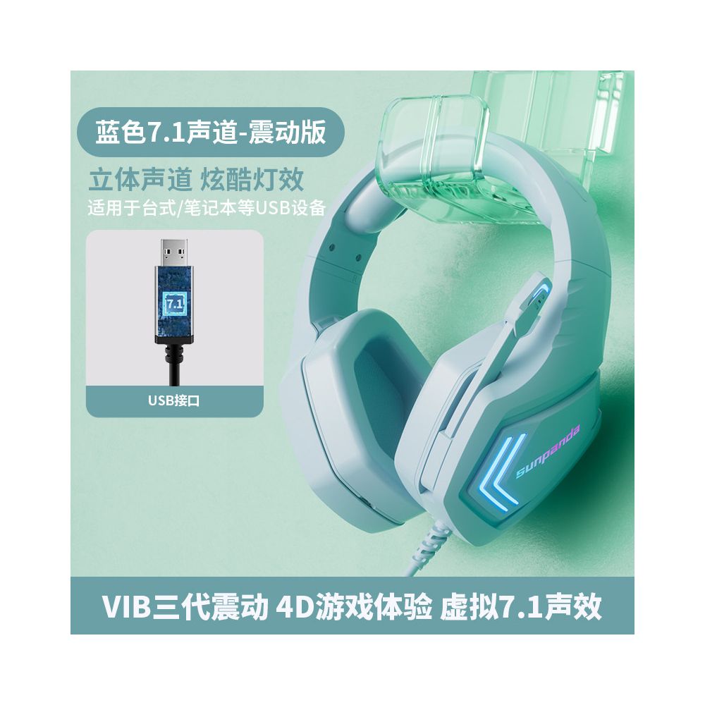 New computer earphones head mounted gaming earphones wired desktop phones laptops dedicated noise cancelling band earphones