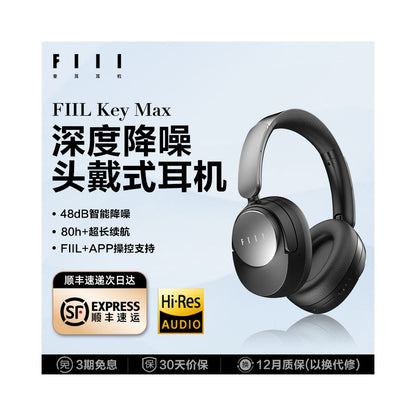 Official Genuine Fiil Key Max Deep Active Noise Reduction Gold Head Wearable Bluetooth Earphones