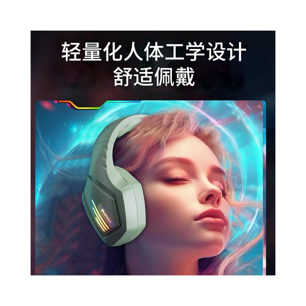 Dual mode Bluetooth headset wireless headset notebook 2 4G computer noise cancelling mobile gaming and esports dedicated image 3