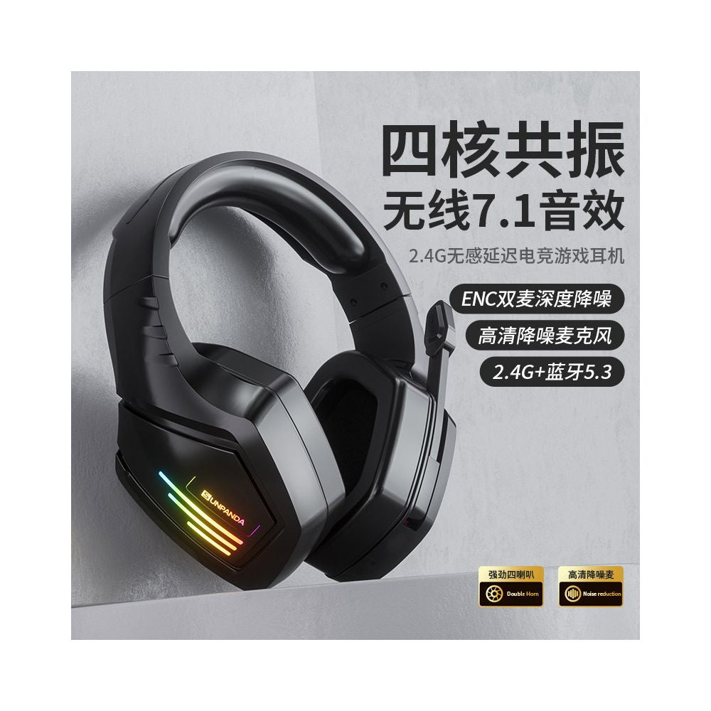 Dual mode Bluetooth headset wireless headset notebook 2 4G computer noise cancelling mobile gaming and esports dedicated image 0