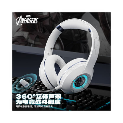 Marvel MR18 Head mounted Active Noise Reduction Bluetooth Earphones for Gaming Long Range Dynamic Earphones image 3