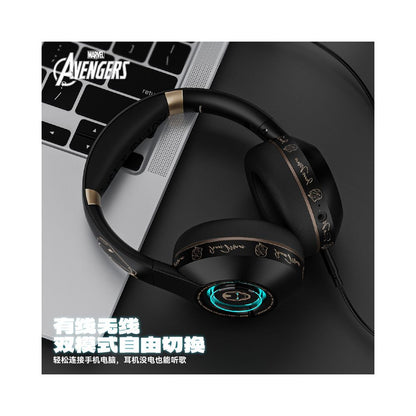 Marvel MR18 Head mounted Active Noise Reduction Bluetooth Earphones for Gaming Long Range Dynamic Earphones image 4