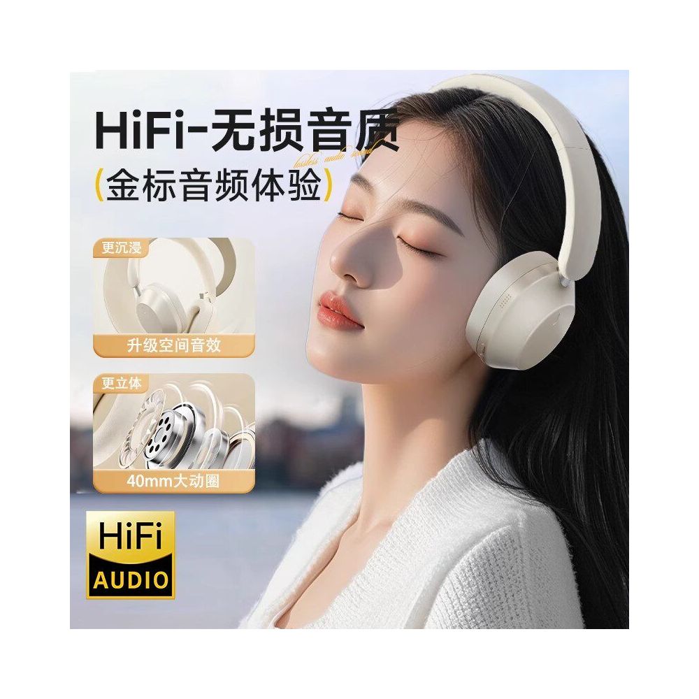 Yuelang Sen Headsets for Gaming Noise Reduction Bluetooth Wireless Computer Male and Female High Battery Capacity Long Range image 1