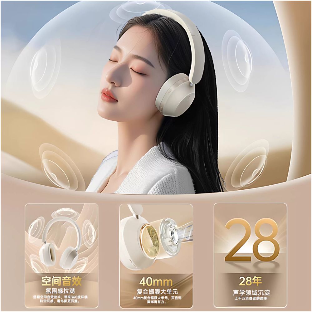 Yuelang Sen Headsets for Gaming Noise Reduction Bluetooth Wireless Computer Male and Female High Battery Capacity Long Range image 2
