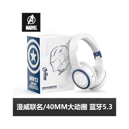 Marvel co branded Bluetooth headset Iron Man Black Gold wireless headset ultra long battery life headset for esports games