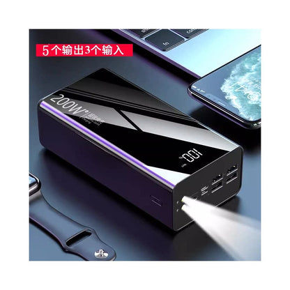Authentic 200W Super Fast Power Bank 100000mAh Suitable for Apple Huawei Xiaomi Oppo Large Capacity image 3