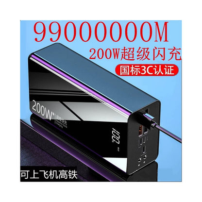 Authentic 200W Super Fast Power Bank 100000mAh Suitable for Apple Huawei Xiaomi Oppo Large Capacity image 0