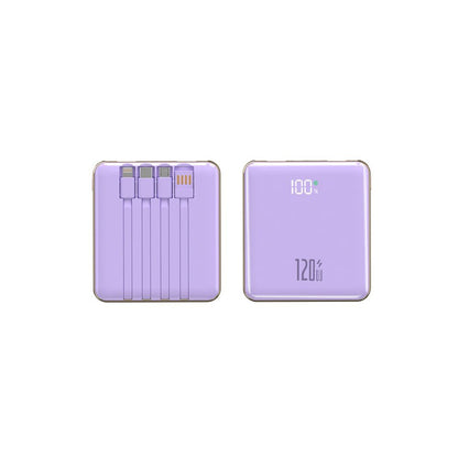 3C certification 2025 new 120W fast power bank with a large capacity of 50000mAh suitable for Huawei Apple Vivopo
