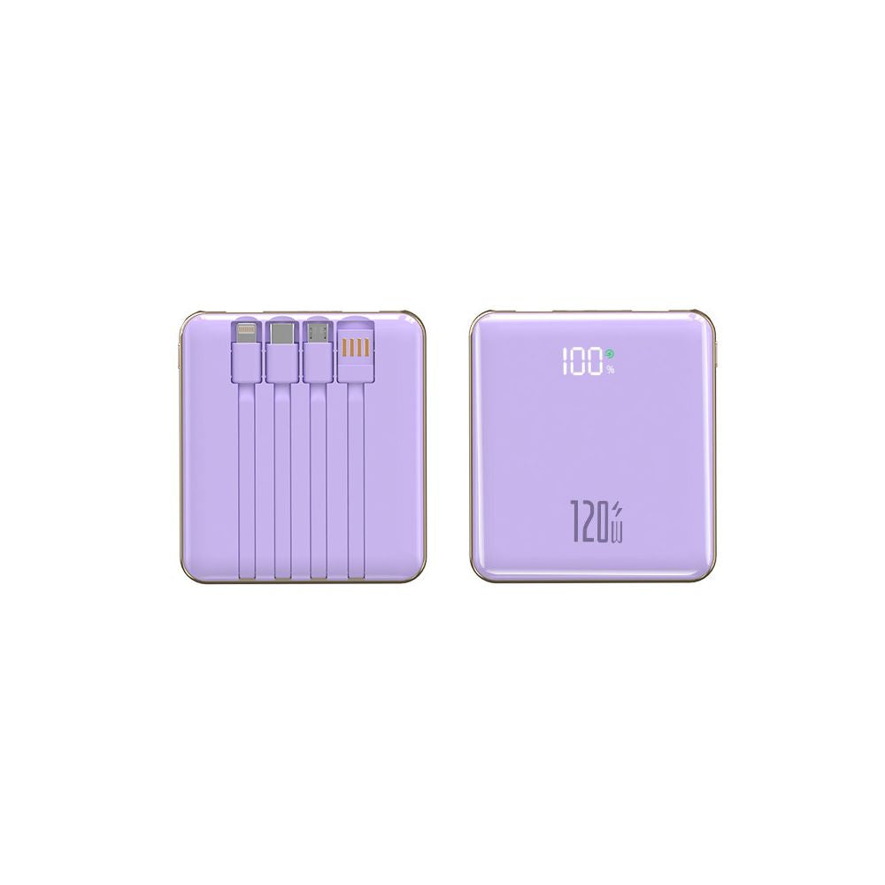 3C certification 2025 new 120W fast power bank with a large capacity of 50000mAh suitable for Huawei Apple Vivopo