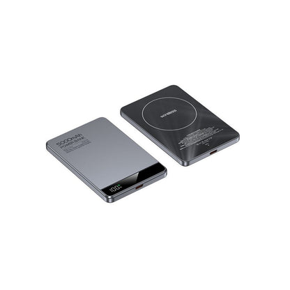 SF Express Free Shipping 3C New National Standard Magnetic Wireless Charging MagSafe Fast Charging Ultra Thin Power Bank Metal Suitable for Apple Series 15iPhone 17Promax Mobile Portable Power Bank