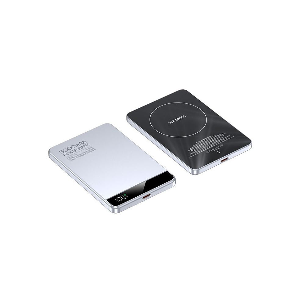 SF Express Free Shipping 3C New National Standard Magnetic Wireless Charging MagSafe Fast Charging Ultra Thin Power Bank Metal Suitable for Apple Series 15iPhone 17Promax Mobile Portable Power Bank
