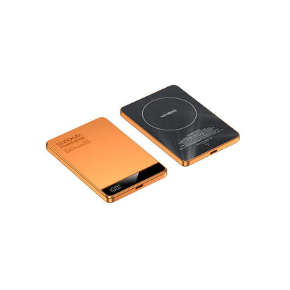 SF Express Free Shipping 3C New National Standard Magnetic Wireless Charging MagSafe Fast Charging Ultra Thin Power Bank Metal Suitable for Apple Series 15iPhone 17Promax Mobile Portable Power Bank