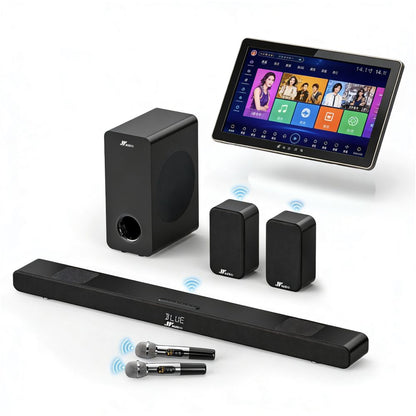 Wanyin Family Living Room Singing K Songs Echo Wall Speaker Subspeaker Set KTV with Bluetooth TV Karaoke Home