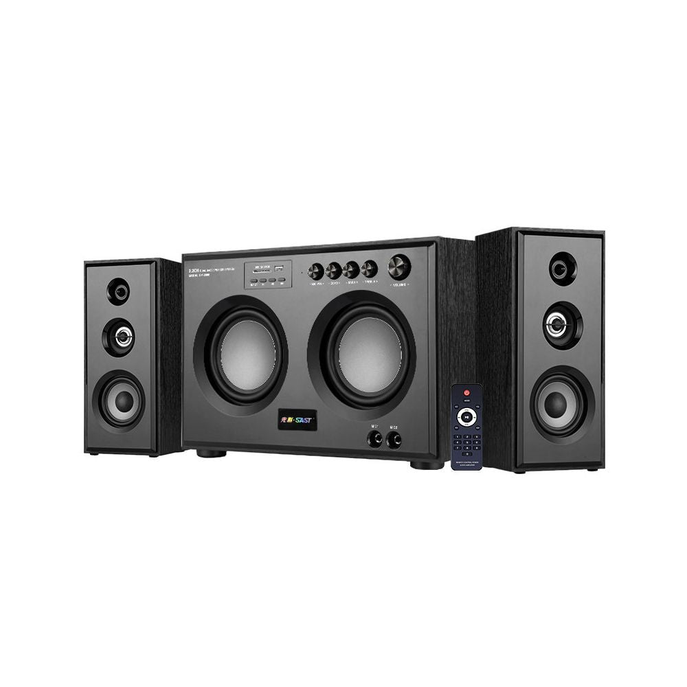 Home theater karaoke desktop computer speaker home KTV high power super heavy dual subwoofer speaker TV universal speaker image 2
