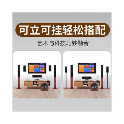 Qisheng Qisheng 5 1 Home Theater Living Room Surround Sound System Combination K Song Double Bass Amplifier Home Use image 3