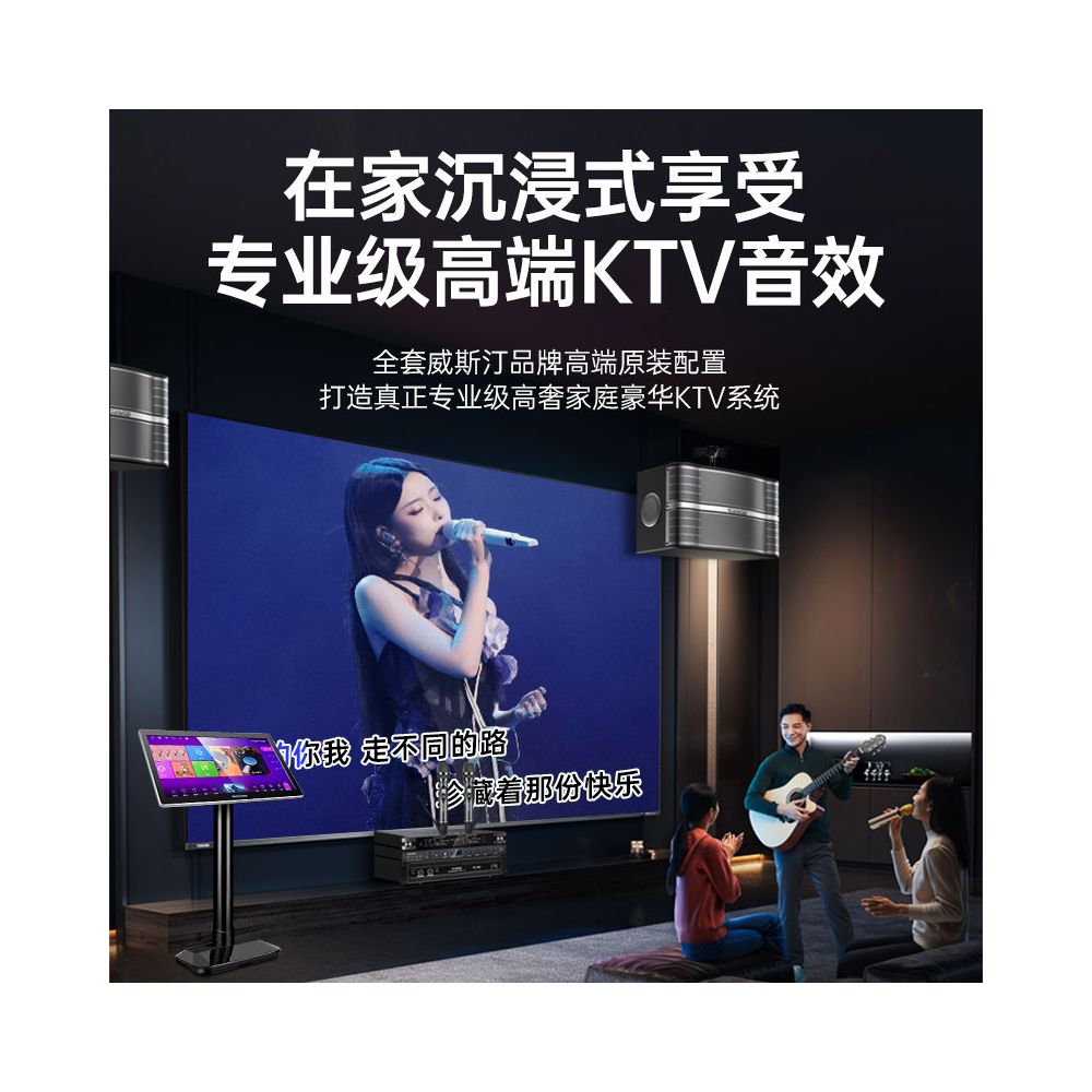 Westin Home KTV Sound System with Four Frequency Point Machine and Wall Mounted KTV Sound System image 2