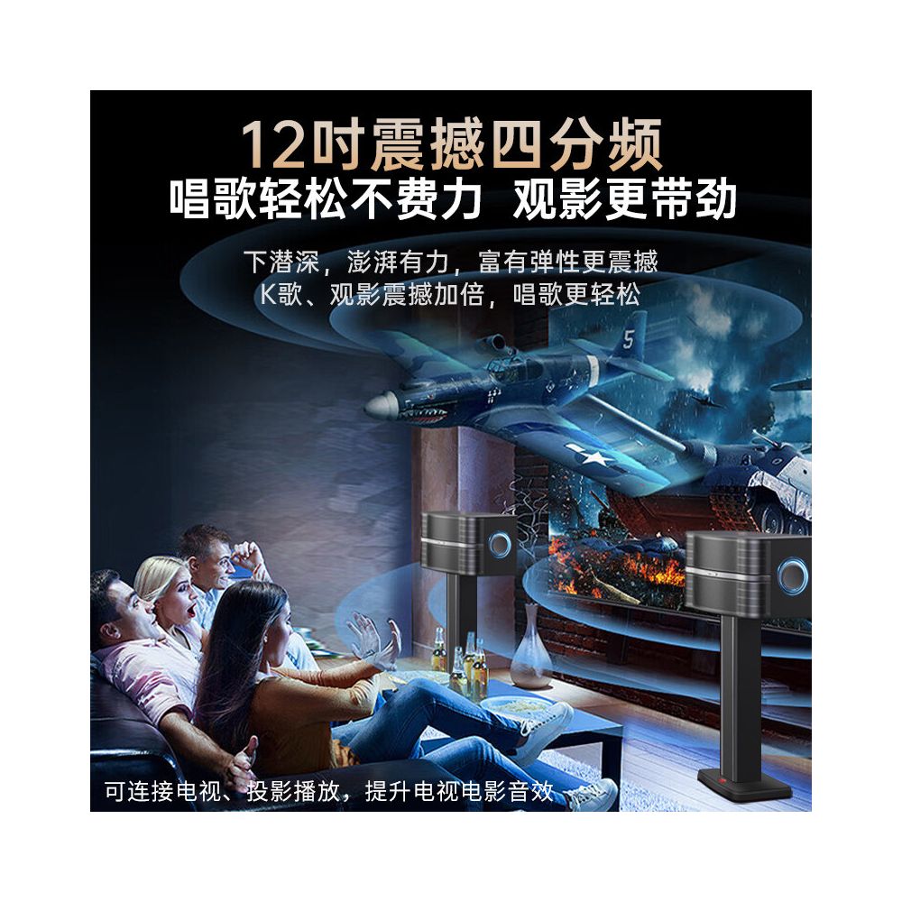Westin Home KTV Sound System with Four Frequency Point Machine and Wall Mounted KTV Sound System image 5