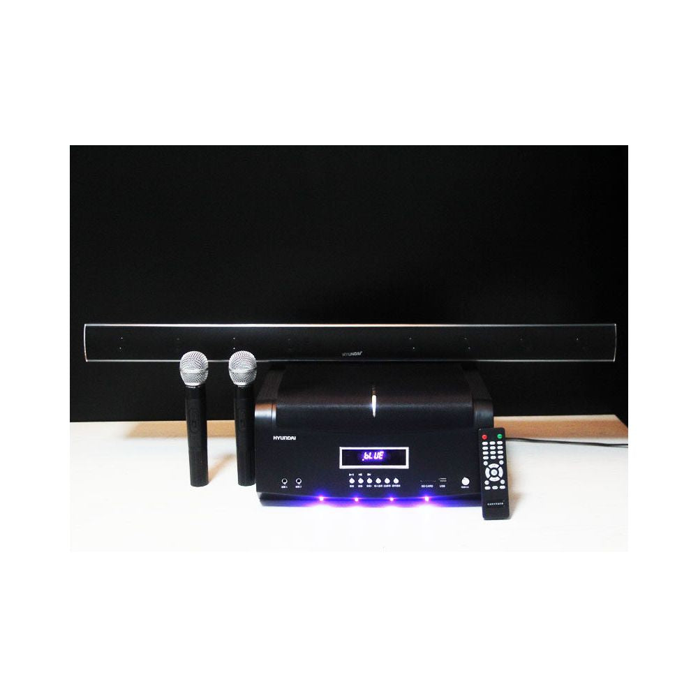 Modern aluminum alloy TV speaker 5 1 subwoofer surround sound wall Bluetooth karaoke home theater projection speaker image 2