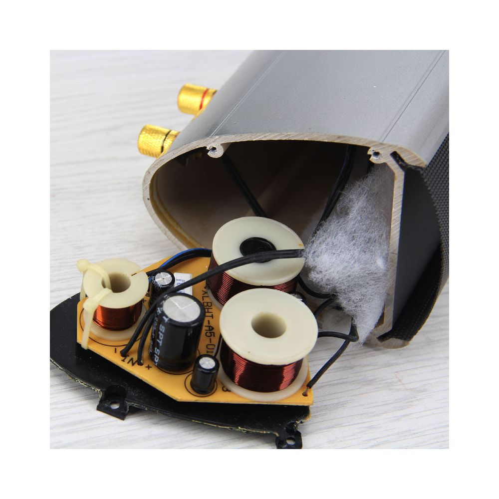 Landing home theater 5 1 combination center surround speaker with frequency divider sound absorbing cotton active 10 inch subwoofer image 3