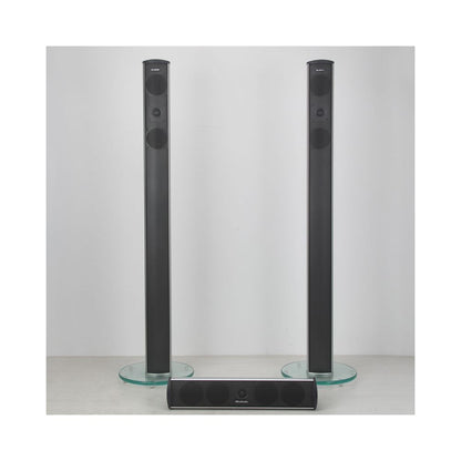 Landing home theater 5 1 combination center surround speaker with frequency divider sound absorbing cotton active 10 inch subwoofer