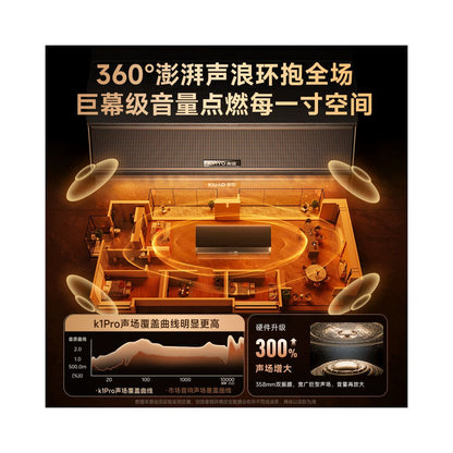 Home theater KTV sound system microphone integrated singing speaker 2026 new home music order machine karaoke image 5