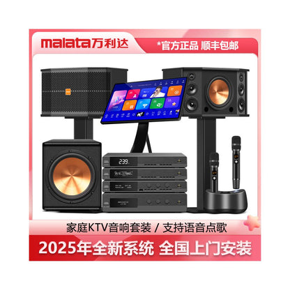 Wanlida Home KTV Sound Set Professional Full Set of Home KTV Living Room Song Ordering Machine Karaoke Speaker Equipment image 4