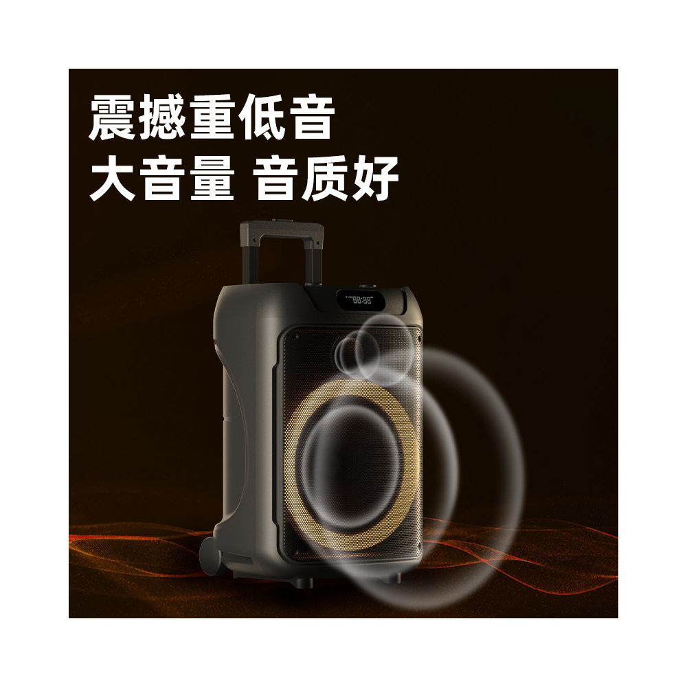 Philips SD169 high volume telescopic speaker karaoke action speaker with microphone outdoor square dance Bluetooth speaker image 2