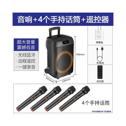 Philips SD169 high volume telescopic speaker karaoke action speaker with microphone outdoor square dance Bluetooth speaker