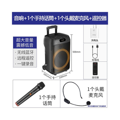 Philips SD169 high volume telescopic speaker karaoke action speaker with microphone outdoor square dance Bluetooth speaker