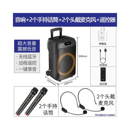 Philips SD169 high volume telescopic speaker karaoke action speaker with microphone outdoor square dance Bluetooth speaker