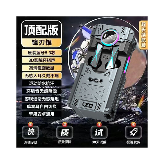 Bluetooth 2026 new wireless semi in ear high pitched noise cancelling gaming earphones for sports and running