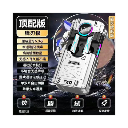 Bluetooth 2026 new wireless semi in ear high pitched noise cancelling gaming earphones for sports and running