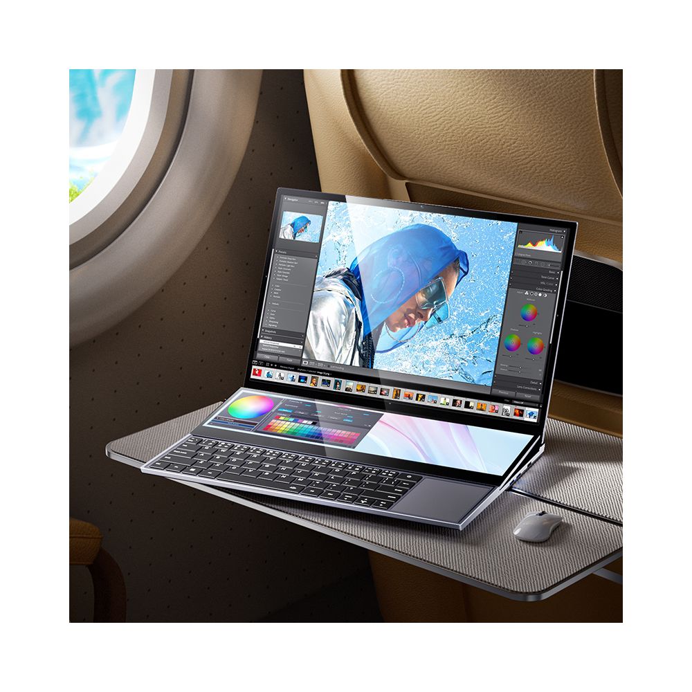 Intel Core i7 Dual Screen Laptop Metal Lightweight Designer High end Business Laptop image 0