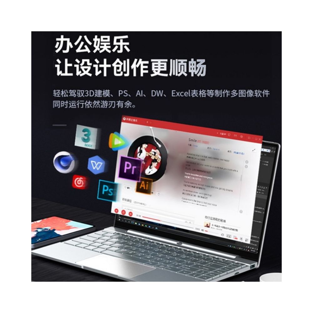 New Core i9 Laptop 15 6 inch Lightweight Office Design Gaming Notebook image 3