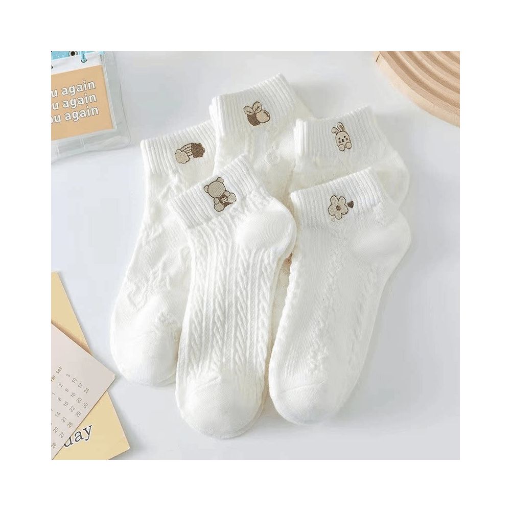 Loss of rice welfare free shipping for spring and summer new women s socks men s socks small white socks women s fashion thin short socks breathable boat socks image 2