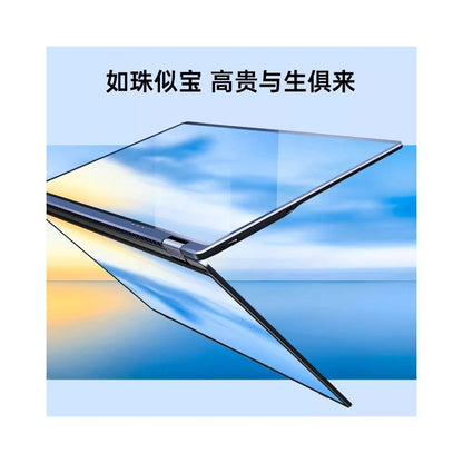 DERE Dual Screen Laptop 14 inch HD Foldable Tablet 2 in 1 Windows 11 System Intel New Handwritten Lightweight Notebook Stock Trading and Viewing PC image 4