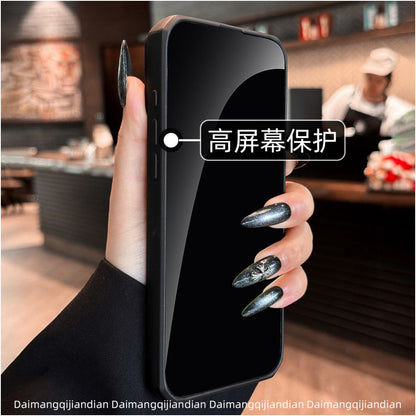 New Apple 17 Phone Case Black Mech iPhone 17 Promax Lens Protection 16Pro Magnetic Bracket 15 Anti Drop 14 Internet Celebrity 13 Trendy Brand 12 Men and Women 11 Advanced Air image 5
