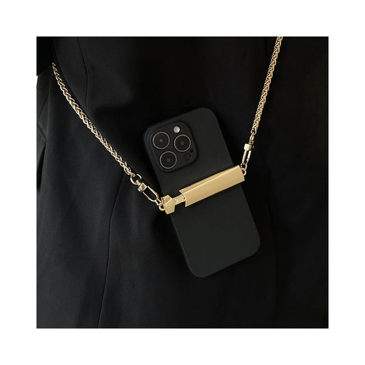 Mobile phone lanyard crossbody chain with adjustable back chain and diagonal cross for women s high end hanging neck Apple universal phone back clip