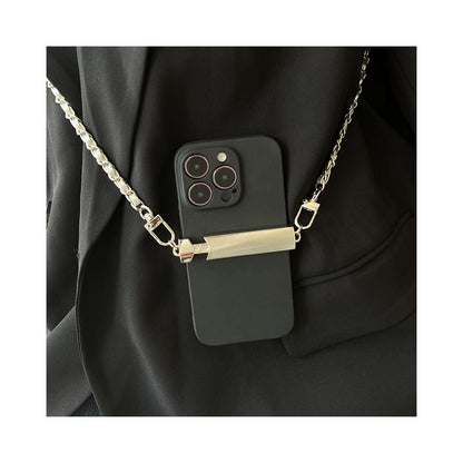Mobile phone lanyard crossbody chain with adjustable back chain and diagonal cross for women s high end hanging neck Apple universal phone back clip