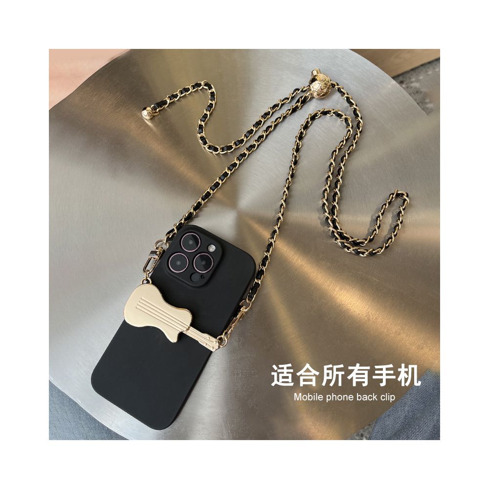 Mobile phone lanyard crossbody chain with adjustable back chain and diagonal cross for women s high end hanging neck Apple universal phone back clip