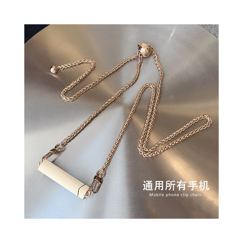 Mobile phone lanyard crossbody chain with adjustable back chain and diagonal cross for women s high end hanging neck Apple universal phone back clip