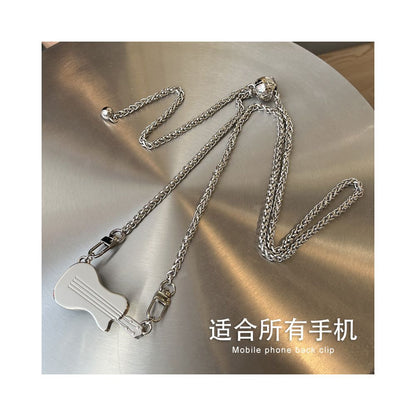 Mobile phone lanyard crossbody chain with adjustable back chain and diagonal cross for women s high end hanging neck Apple universal phone back clip