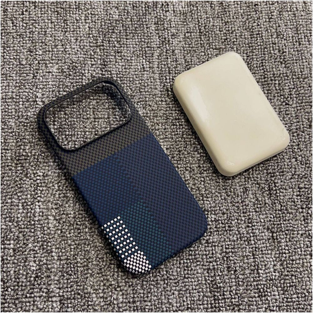 Carbon Fiber Pattern for Magsafe Magnetic Case for iPhone 12 13 14 15 16 Pro Max 17 Air image 3
